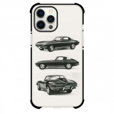 1966 Chevrolet Corvette StingRay Phone Case For iPhone Samsung Galaxy Pixel OnePlus Vivo Xiaomi Asus Sony Motorola Nokia - 1966 Chevrolet Corvette StingRay Retro Poster