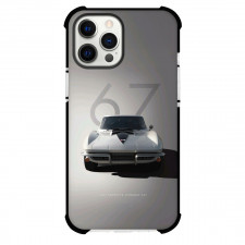 1967 Chevrolet Corvette StingRay 427 Phone Case For iPhone Samsung Galaxy Pixel OnePlus Vivo Xiaomi Asus Sony Motorola Nokia - 1967 Chevrolet Corvette StingRay 427 On Gray Background