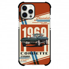 Chevrolet Corvette StingRay Phone Case For iPhone Samsung Galaxy Pixel OnePlus Vivo Xiaomi Asus Sony Motorola Nokia - Chevrolet Corvette StingRay Vintage Illustration Art Poster