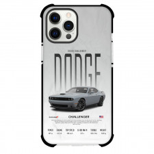 Dodge Challenger Phone Case For iPhone Samsung Galaxy Pixel OnePlus Vivo Xiaomi Asus Sony Motorola Nokia - Dodge Challenger Grey Background Specification Poster