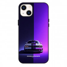 Dodge Challenger SRT Phone Case For iPhone Samsung Galaxy Pixel OnePlus Vivo Xiaomi Asus Sony Motorola Nokia - Dodge Challenger SRT Purple Split Neon Performance Poster