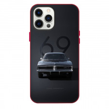 1969 Dodge Charger RT Phone Case For iPhone Samsung Galaxy Pixel OnePlus Vivo Xiaomi Asus Sony Motorola Nokia - 1969 Dodge Charger RT On Dark Grey Background