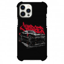 Dodge Charger Phone Case For iPhone Samsung Galaxy Pixel OnePlus Vivo Xiaomi Asus Sony Motorola Nokia - Dodge Charger Classic On Red Graffiti Black Background
