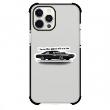 Dodge Charger Phone Case For iPhone Samsung Galaxy Pixel OnePlus Vivo Xiaomi Asus Sony Motorola Nokia - Dodge Charger I Live My Life A Quarter Mile At A Time Quote Sticker