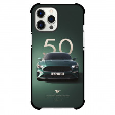 Ford Phone Case For iPhone and Samsung Galaxy Devices - Ford Bullitt Mustang 50 Years Green Poster