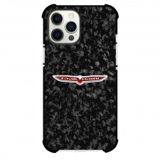 Jeep Cherokee Trailhawk Phone Case For iPhone Samsung Galaxy Pixel OnePlus Vivo Xiaomi Asus Sony Motorola Nokia - Jeep Cherokee Trailhawk Logo On Forged Carbon Fiber Background