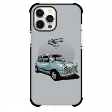 MINI Cooper Phone Case For iPhone and Samsung Galaxy Devices - MINI Cooper S Ride The Classic Gray Background