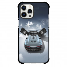 Maserati Phone Case For iPhone and Samsung Galaxy Devices - Maserati MC20 Back View on Sky Background