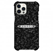 Pagani Phone Case For iPhone Samsung Galaxy Pixel OnePlus Vivo Xiaomi Asus Sony Motorola Nokia - Pagani Logo On Forged Carbon Fiber Background