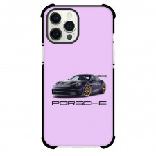 Porsche Phone Case For iPhone and Samsung Galaxy Devices - Porsche 911 GT3 On Purple Background