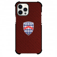 SSC North America Phone Case For iPhone Samsung Galaxy Pixel OnePlus Vivo Xiaomi Asus Sony Motorola Nokia - SSC North America Logo On Red Carbon Fiber Background