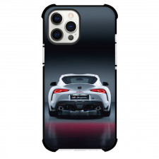 Toyota Phone Case For iPhone and Samsung Galaxy Devices - Toyota GR Supra White Back View Poster