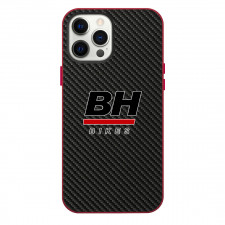 BH Bikes Phone Case For iPhone Samsung Galaxy Pixel OnePlus Vivo Xiaomi Asus Sony Motorola Nokia - BH Bikes Bike Brand Logo On Carbon Fiber Background