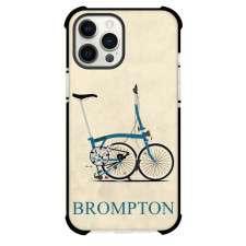 Brompton Phone Case For iPhone Samsung Galaxy Pixel OnePlus Vivo Xiaomi Asus Sony Motorola Nokia - Brompton Retro Fold Bicycle  Poster