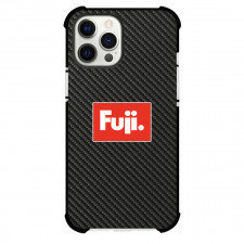 Fuji Bikes Phone Case For iPhone Samsung Galaxy Pixel OnePlus Vivo Xiaomi Asus Sony Motorola Nokia - Fuji Bikes Bike Brand Logo On Carbon Fiber Background