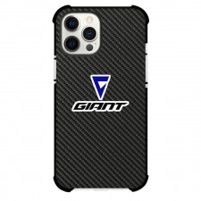 Giant Phone Case For iPhone Samsung Galaxy Pixel OnePlus Vivo Xiaomi Asus Sony Motorola Nokia - Giant Bike Brand Logo On Carbon Fiber Background