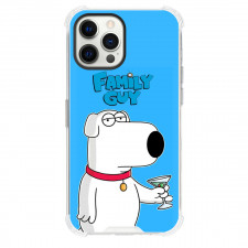 Family Guy Brian Griffin Phone Case For iPhone and Samsung Galaxy Devices - Brian Griffin Holding A Cocktail