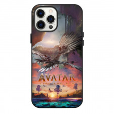 Avatar Fire And Ash Phone Case For iPhone Samsung Galaxy Pixel OnePlus Vivo Xiaomi Asus Sony Motorola Nokia - Sunset Flying Series Wordmark