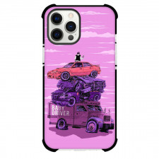 Baby Driver Phone Case For iPhone and Samsung Galaxy Devices - Baby Driver Movie Poster Illustration By Barry Blankenship