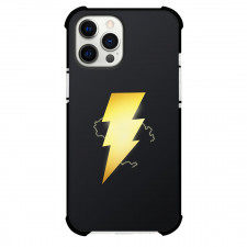 Black Adam Phone Case For iPhone and Samsung Galaxy Devices - Black Adam Movie Logo On Black Background
