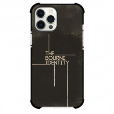 Bourne Identity Phone Case For iPhone and Samsung Galaxy Devices - Bourne Identity Word Art On Black Background
