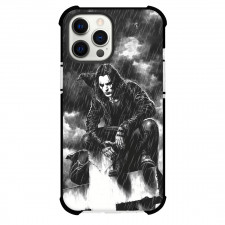 The Crow Eric Draven Phone Case For iPhone Samsung Galaxy Pixel OnePlus Vivo Xiaomi Asus Sony Motorola Nokia - Eric Draven Sitting Grayscale