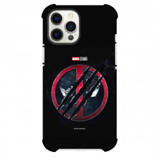 Deadpool Phone Case For iPhone and Samsung Galaxy Devices - Deadpool 3 Poster Black Background