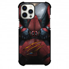 Deadpool Phone Case For iPhone and Samsung Galaxy Devices - Deadpool Buckling Up For Chaos Poster