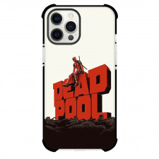 Deadpool Phone Case For iPhone and Samsung Galaxy Devices - Deadpool Funniest Poster By Rob Liefeld Beige Background
