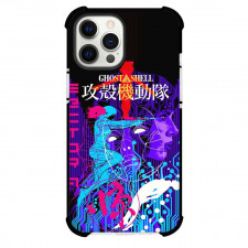 Ghost In The Shell Phone Case For iPhone and Samsung Galaxy Devices - Ghost In The Shell Neon Light Illustration Art