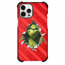 The Grinch Phone Case For iPhone Samsung Galaxy Pixel OnePlus Vivo Xiaomi Asus Sony Motorola Nokia - The Grinch Coming Out From Tearing Red Glitter Paper Poster
