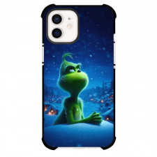 The Grinch Phone Case For iPhone Samsung Galaxy Pixel OnePlus Vivo Xiaomi Asus Sony Motorola Nokia - The Grinch Looking Up In A Snow Night Poster