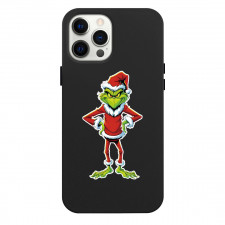 The Grinch Phone Case For iPhone Samsung Galaxy Pixel OnePlus Vivo Xiaomi Asus Sony Motorola Nokia - The Grinch Santa Claus Standing Illustration Art Sticker