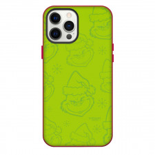 The Grinch Phone Case For iPhone Samsung Galaxy Pixel OnePlus Vivo Xiaomi Asus Sony Motorola Nokia - The Grinch Seamless Pattern Green Poster