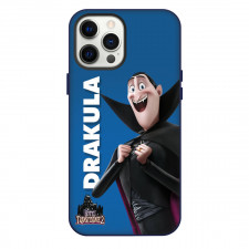 Hotel Transylvania Dracula Phone Case For iPhone Samsung Galaxy Pixel OnePlus Vivo Xiaomi Asus Sony Motorola Nokia - Dracula Smiling Portrait in Blue Background