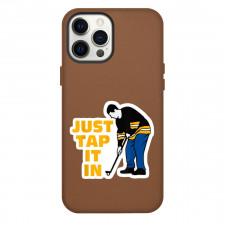 Happy Gilmore Phone Case For iPhone Samsung Galaxy Pixel OnePlus Vivo Xiaomi Asus Sony Motorola Nokia - Tap It In Sticker Vector Art Poster