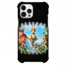 Ice Age Phone Case For iPhone Samsung Galaxy Pixel OnePlus Vivo Xiaomi Asus Sony Motorola Nokia - Characters Looking in Jaws Illustration