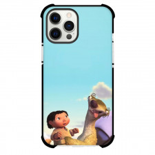 Ice Age Sid Phone Case For iPhone Samsung Galaxy Pixel OnePlus Vivo Xiaomi Asus Sony Motorola Nokia - Sid Holding Baby Illustration