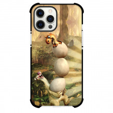 Ice Age Sid Phone Case For iPhone Samsung Galaxy Pixel OnePlus Vivo Xiaomi Asus Sony Motorola Nokia - Sid Holding Eggs Illustration