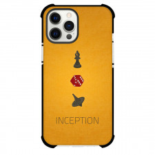 Inception Phone Case For iPhone and Samsung Galaxy Devices - Inception Totems Orange Background Poster