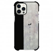 Inception Phone Case For iPhone and Samsung Galaxy Devices - Inception Waiting for a Train Grayscale Poster