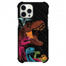 Jurassic Park Phone Case For iPhone and Samsung Galaxy Devices - Jurassic Park Jurassic World Dominion Illustrated Poster