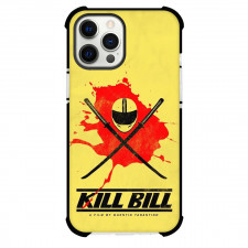 Kill Bill Phone Case For iPhone and Samsung Galaxy Devices - Kill Bill Movie Retro Poster Yellow Background