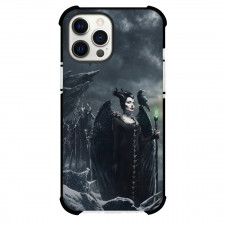 Maleficent Phone Case For iPhone Samsung Galaxy Pixel OnePlus Vivo Xiaomi Asus Sony Motorola Nokia - Maleficent Holding Staff Fierce Portrait