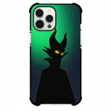 Maleficent Phone Case For iPhone Samsung Galaxy Pixel OnePlus Vivo Xiaomi Asus Sony Motorola Nokia - Maleficent Silhouette Glowing Eyes Portrait