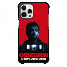 Obsession Bear Phone Case For iPhone Samsung Galaxy Pixel OnePlus Vivo Xiaomi Asus Sony Motorola Nokia - Bear Shadow Stalker Art Red Background Poster