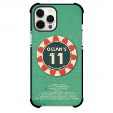 Ocean Eleven Phone Case For iPhone and Samsung Galaxy Devices - Ocean Eleven Logo On Green Background