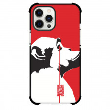 Planet of the Apes For iPhone Samsung Galaxy Pixel OnePlus Vivo Xiaomi Asus Sony Motorola Nokia - Side Portrait Red Background