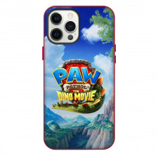 PAW Patrol The Dino Movie Phone Case For iPhone Samsung Galaxy Pixel OnePlus Vivo Xiaomi Asus Sony Motorola Nokia - PAW Patrol The Dino Movie Logo On Mountain Landscape Background