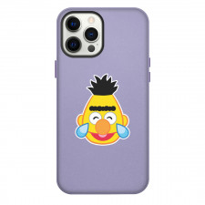 Sesame Street Bert Phone Case For iPhone and Samsung Galaxy Devices - Sesame Street Bert Face With Tears Of Joy Sticker